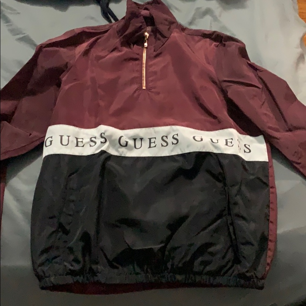 Guess quarter zip wind breaker